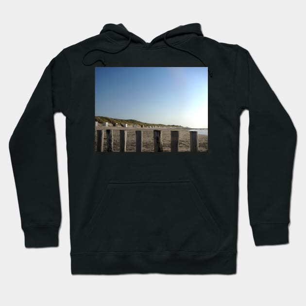 beach in the Netherlands Hoodie by Matlasaya